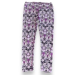 Prana women’s tribal print leggings purple size s EUC